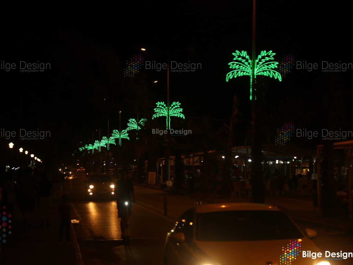Sakarya Kocaali Belediyesi Dekoratif Palmiye Direk Motifleri