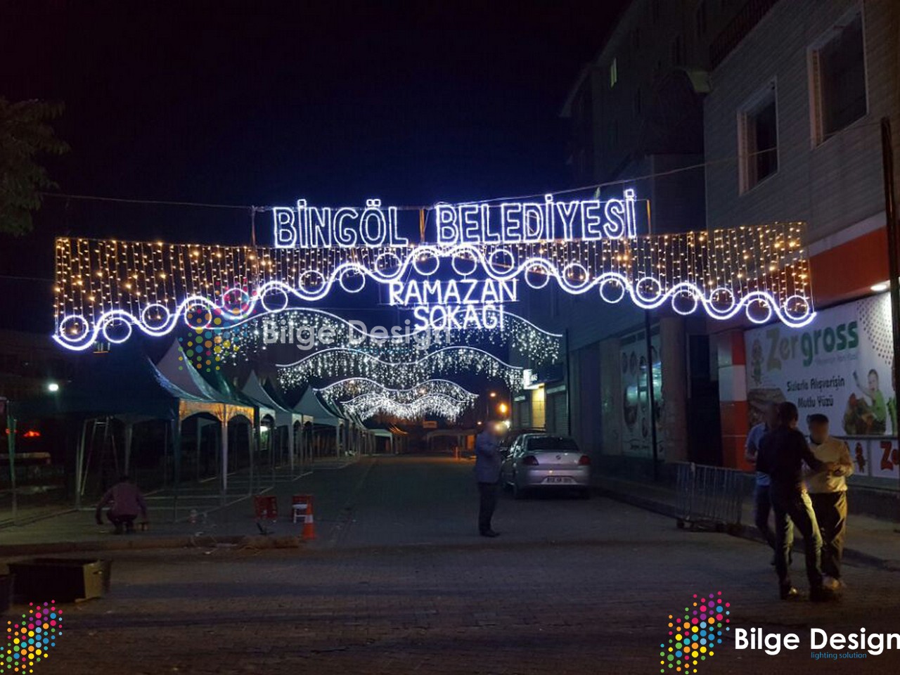 Bingöl Belediyesi - Cadde Işık Dekoru - Ramazan Süslemeleri