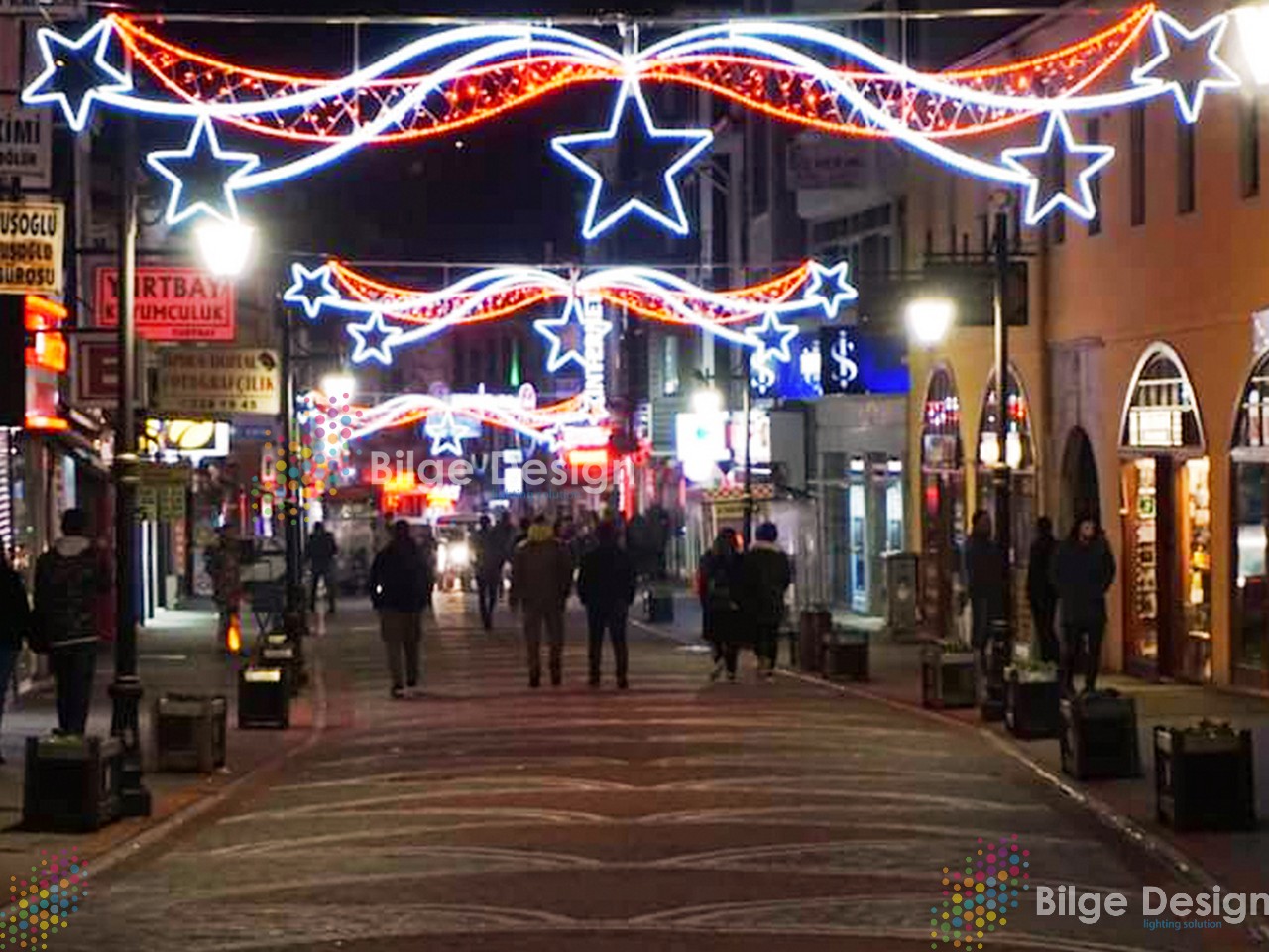 Bartın belediyesi Işık Süsleme Cadde Tagı